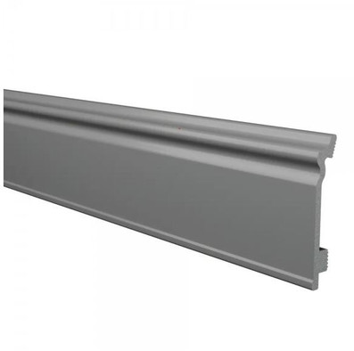 Плинтус Ampir 80 Титаниум Winart 15х80х2000 дюрополимер окрашенный 90.80.002.040