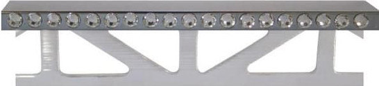 Бордюр Pro-Mate 5 Chrome SW500 0,5x1,1x250 Butech Porcelanosa Grupo  глянцевый B71342584