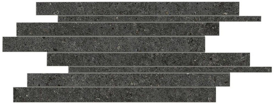 Мозаика Boost Stone Tarmac Brick 30x60 керамогранит матовая, черный A7DC