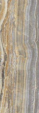 Керамогранит Grey Onyx Vein Cut Lucidato Shiny 6mm 150x75