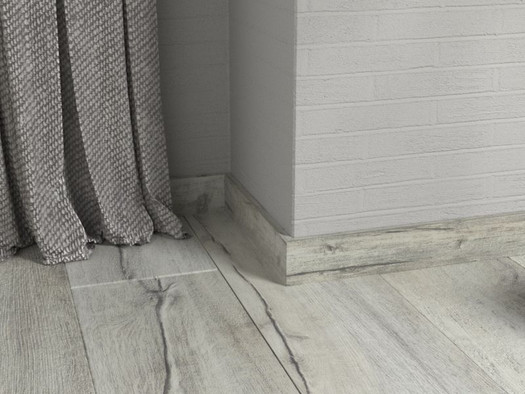 Плинтус FF-1970 Дуб Корфу 2400x60x12.5 ламинированный мдф/винил