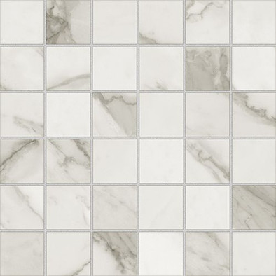 Мозаика Mosaico Calacatta Lux Silver керамогранит 29.8x29.8
