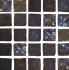 Мозаика Lyra-1 прокрашенная в массе стекло 31.8х31.8 см перламутровая чип 15х15 мм, серый