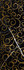 Декор 1664-0148 Миланезе флорал Неро керамический