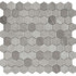 Мозаика SHG11324P камень 29.5x30.5 см полированная чип 32x32 мм, серый