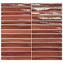 Мозаика Short Stick Wild Coralito Crackle керамика 28х30 см Amadis Fine Tiles глянцевая чип 20х150 мм, красный 8436552229378