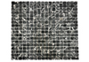 Мозаика Nero Marquina Tum 30.5х30.5 см камень Orro Mosaic Orro Stone матовая чип 15х15 мм, nero, черный