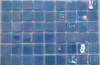 Мозаика Taurus-Lux-40 прокрашенная в массе стекло 32.7х32.7 см перламутровая чип 15х15 мм, синий
