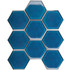 Мозаика Hexagon Big Deep Blue Glossy (JJFQ80048) 256х295х6 95х110 керамическая