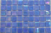 Мозаика Taurus-Lux-36 прокрашенная в массе стекло 32.7х32.7 см перламутровая чип 15х15 мм, синий
