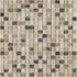 Мозаика SGY4154М камень 30x30 см матовая чип 15x15 мм, бежевый, коричневый