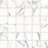 Мозаика J88569 Canova Mos Statuario 30x30, керамогранит матовая, белый, серый