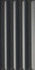 Настенная плитка WigWag Black 7,5x15 41ZERO42 глянцевая, рельефная керамическая 4100324