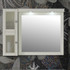 Комплект Opadiris Мираж 100 слоновая кость 1013 (тумба+раковина+зеркало+козырек к зеркалу с подсветкой+шкафчик для зеркала)