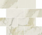 Мозаика I Classici Calacatta Gold 7,5x15 6 mm Mur.Glos (750871) керамогранит 30х30 глянцевая, белый, серый