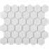 Мозаика KHG51-1M керамика 28.4x32.4 см матовая чип 51x59 мм, серый, белый