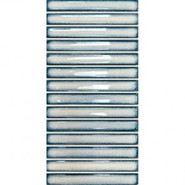 Настенная плитка Osaka Bars Blue 12.5x25 DNA Tiles глянцевая керамическая 133480