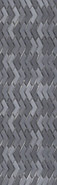 Мозаика HB.DG.GR.NT 288х295х6 Arch Skin матовая, серый, черный