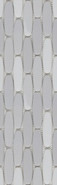 Мозаика EL.GR.WH.NT 240х290х6 Arch Skin матовая, серый