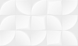 Настенная плитка Blanc white 02 Gracia Ceramica 30x50 матовая, рельефная (структурированная) керамическая 010100001390