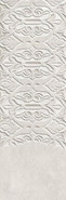 Настенная плитка СП398 Ibero Cromat One Decor Positive White Rec-Bis B115 40x120, матовая керамическая