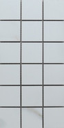 Мозаика Mk.Calacatta Floor 15х30 керамика Eletto Ceramica полированная чип 50х50 мм, белый, серый