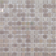 Мозаика Togama Interior Milan стекло 34х34 см глянцевая чип 25х25 мм, серебро, серый