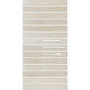 Настенная плитка Flash Bars Cool Ivory 12.5x25 DNA Tiles глянцевая керамическая 133471