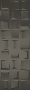 Настенная плитка Square Colours Silver 33х100 Sanchis Home матовая, рельефная (структурированная) керамическая 78800875