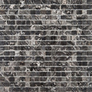 Мозаика STN1154Р камень 30х30 см полированная чип 15x15 мм, бежевый, коричневый, черный