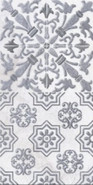 Декор 1641-0091 Кампанилья Серый 1 20х40 керамогранит