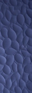 Настенная плитка Genesis Leaf Deep Blue matt 35х100 керамическая