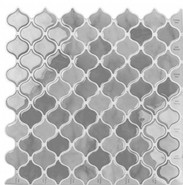 Самоклеящаяся полимерная 3D плитка Lako Decor Серая мозаика 300х300х1.5 мм LKD-AMZ016