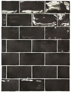 Настенная плитка 26906 Manacor Black 7,5х15 см Equipe глянцевая керамическая