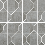 Мозаика Uniwersalna Mozaika Grys Paradyz Industrial керамика 29.8х29.8 см гладкая, блестящая серый 5900144098909