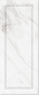 Настенная плитка Noir белая 01 25х60 глянцевая керамическая