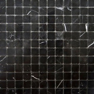 Мозаика SBW10238P камень 30x30 см полированная чип 23x23 мм, черный
