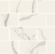 Мозаика I Classici Statuario 7,5x15 6 mm Mur. Glos (747803) керамогранит 30х30 см глянцевая, белый, серый