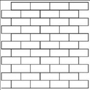 Декор Riverstone мозаика Brick Mix White / Grey / Black Matt 300x795 керамогранит