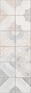 Настенная плитка Piperi Multicolor 25x75 керамическая