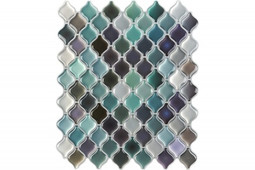 Самоклеящаяся полимерная 3D плитка Lako Decor Синяя мозаика 213х250х1.5 мм LKD-YJC0056