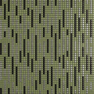 Мозаика Ging001 керамика 30х30 см Appiani Allure матовая чип 12х12 мм, зеленый, серый, черный