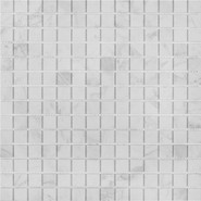 Мозаика SGY5204M камень 30x30 см матовая чип 15x15 мм, белый