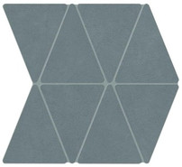 Мозаика Boost Natural Cobalt Mosaico Rhombus 36,7x33,8 керамогранит матовая, синий A7CS