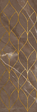 Декор 1664-0158 Миланезе тресс Марроне керамический