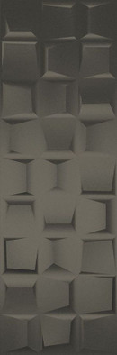 Настенная плитка Square Colours Silver 33х100 Sanchis Home матовая, рельефная (структурированная) керамическая 78800875