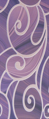 Декор Arabeski Purple Decor 01 керамический