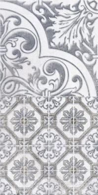 Декор 1641-0095 Кампанилья Серый 3 20х40 керамогранит
