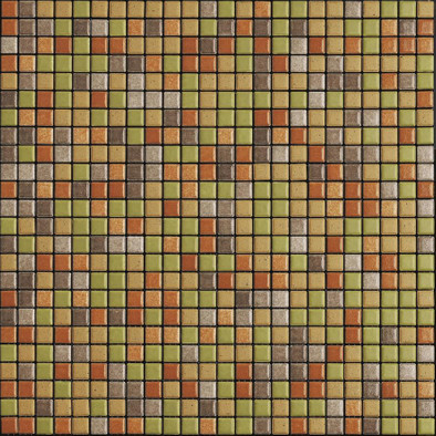 Мозаика Mix Standard Natura 3 керамика 30х30 см Appiani матовая чип 12х12 мм, бежевый, зеленый, коричневый, красный XNAT 403