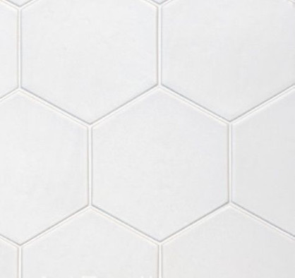Напольная плитка Hexatile Blanco Mate керамическая